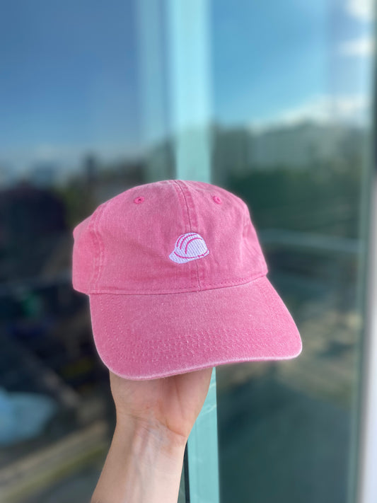 Pink Hard Hat Vintage Dad Hat  (3 colors)